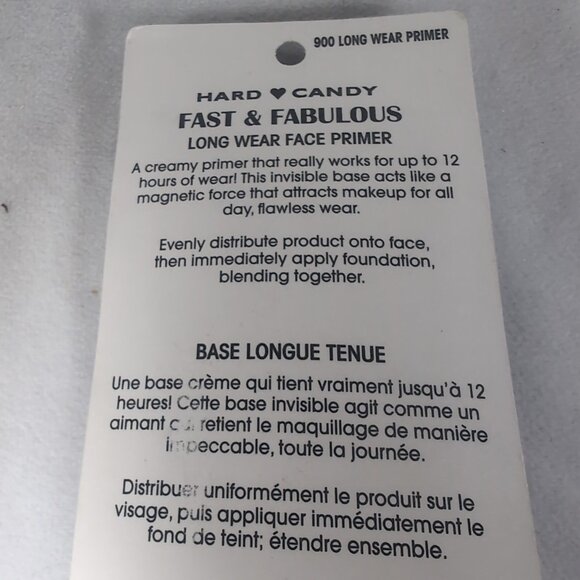 Hard Candy 12 Hour Primer Sheer Envy Long Wear Face Makeup NEW 900 1.3 oz 36 g - Picture 4 of 7